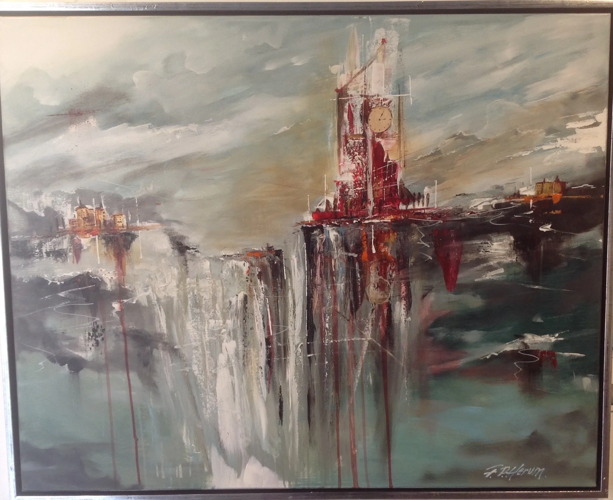 Maleri nr 102 80 cm X 100 cm